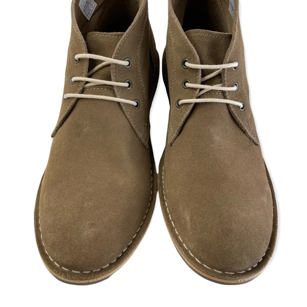 Franco Fortini Mens Hudson Lace Up Chukka Boot Shoes, Taupe Size 10.5